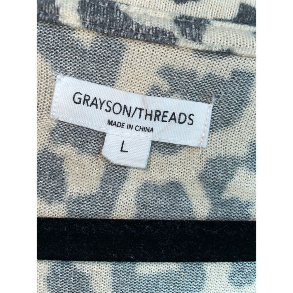 Grayson/Threads Cheetah Knit Tunic Top - Picture 5 of 11